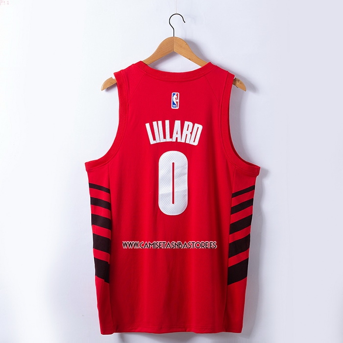 Damian Lillard NO 0 Camiseta Portland Trail Blazers Statement 2022-23 Rojo